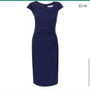 LK Bennett Davina Dress in Navy Size: 6